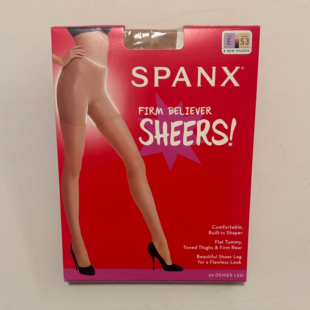 SPANX Firm Believer Sheer Pantyhose (Size E / Shade S3)